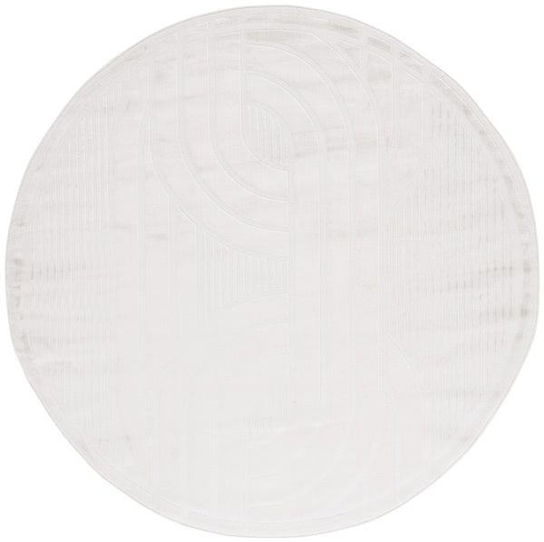 Safavieh Archway 804 Power Loomed Modern Rug Ivory / Ivory 35% Polypropylene, 35% Polyester, 30% Cotton