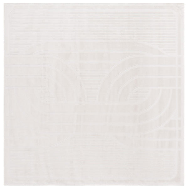 Safavieh Archway 804 Power Loomed Modern Rug Ivory / Ivory 35% Polypropylene, 35% Polyester, 30% Cotton