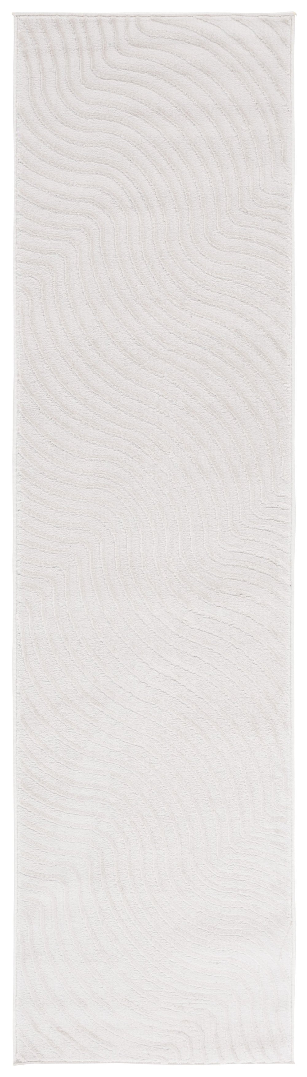 Safavieh Archway Modern Elegant Ivory Runner Rug - Durable, Power-loomed Design For Hallways & Living Spaces Ivory ,Ivory 35% Polypropylene,35% Polyester,30% Cotton Ahw806a-6