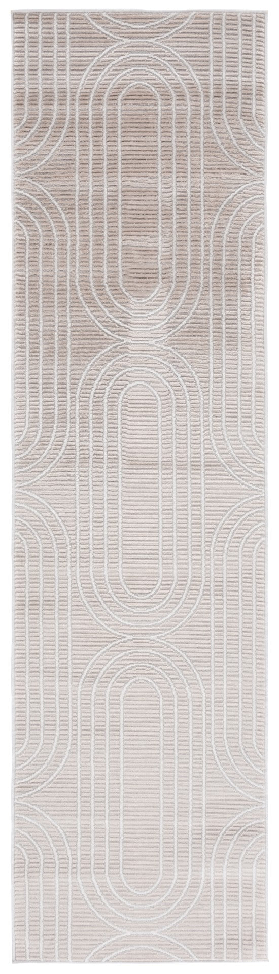 Safavieh Archway 808 Power Loomed Modern Rug Beige / Grey 35% Polypropylene, 35% Polyester, 30% Cotton