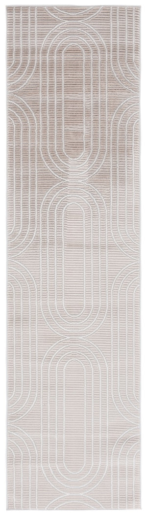 Safavieh Archway 808 Power Loomed Modern Rug Beige / Grey 35% Polypropylene, 35% Polyester, 30% Cotton