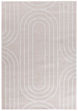 Safavieh Archway 808 Power Loomed Modern Rug Beige / Grey 35% Polypropylene, 35% Polyester, 30% Cotton