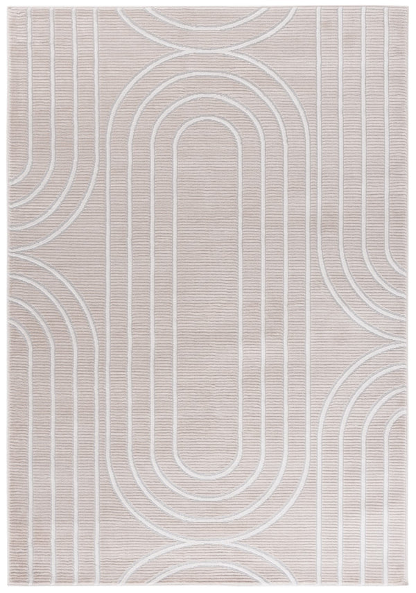 Safavieh Archway 808 Power Loomed Modern Rug Beige / Grey 35% Polypropylene, 35% Polyester, 30% Cotton
