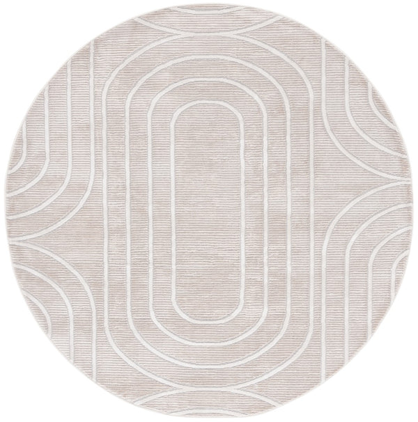 Safavieh Archway 808 Power Loomed Modern Rug Beige / Grey 35% Polypropylene, 35% Polyester, 30% Cotton