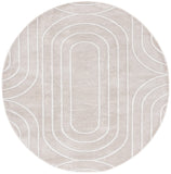 Safavieh Archway 808 Power Loomed Modern Rug Beige / Grey 35% Polypropylene, 35% Polyester, 30% Cotton