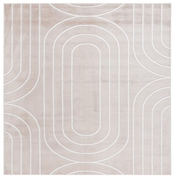 Safavieh Archway 808 Power Loomed Modern Rug Beige / Grey 35% Polypropylene, 35% Polyester, 30% Cotton