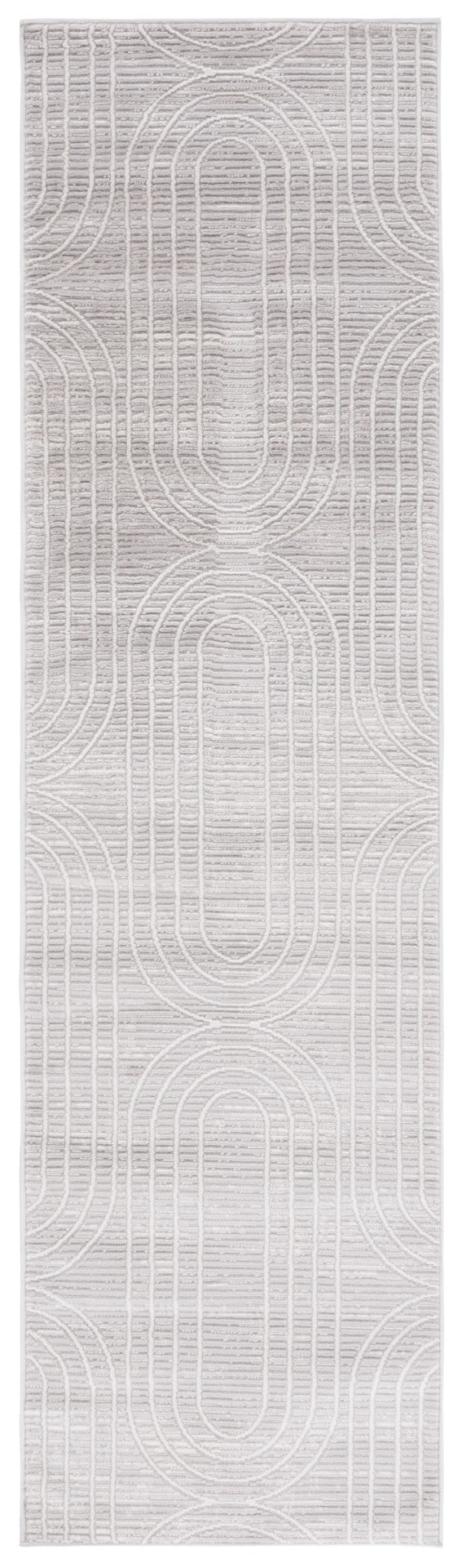 Safavieh Archway 808 Power Loomed Modern Rug Grey / Light Grey 35% Polypropylene, 35% Polyester, 30% Cotton