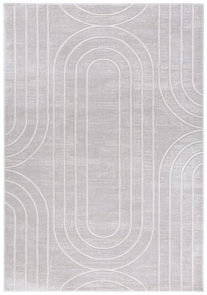 Safavieh Archway 808 Power Loomed Modern Rug Grey / Light Grey 35% Polypropylene, 35% Polyester, 30% Cotton