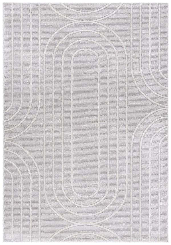 Safavieh Archway 808 Power Loomed Modern Rug Grey / Light Grey 35% Polypropylene, 35% Polyester, 30% Cotton