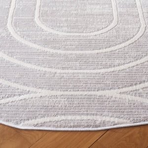 Safavieh Archway 808 Power Loomed Modern Rug Grey / Light Grey 35% Polypropylene, 35% Polyester, 30% Cotton