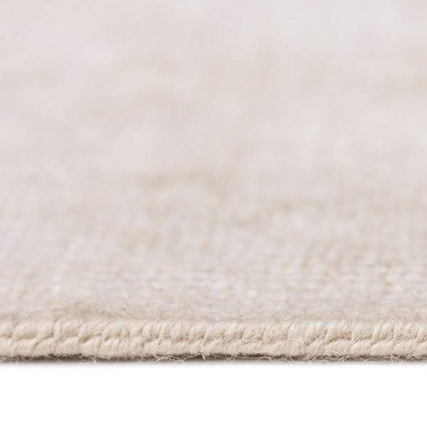Ainsley Hand-knotted Wool Viscose Area Rug with Bordered Motif for Living Room Decor