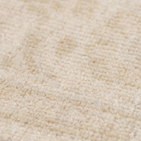 Ainsley Hand-knotted Wool Viscose Area Rug with Bordered Motif for Living Room Decor