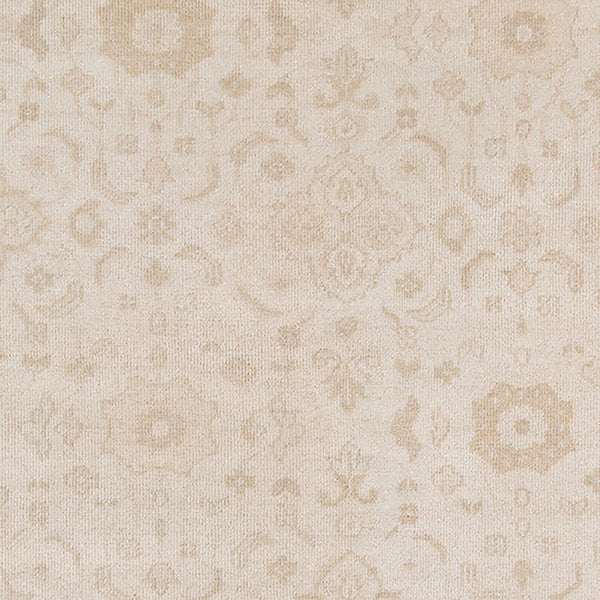 Ainsley Hand-knotted Wool Viscose Area Rug with Bordered Motif for Living Room Decor