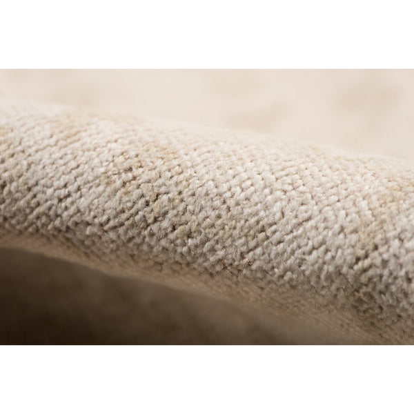 Ainsley Hand-knotted Wool Viscose Area Rug with Bordered Motif for Living Room Decor