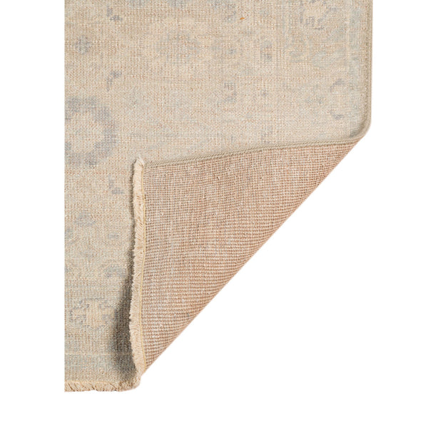 Ainsley Hand-knotted Wool Viscose Area Rug with Classic Border for Home Decor Spaces