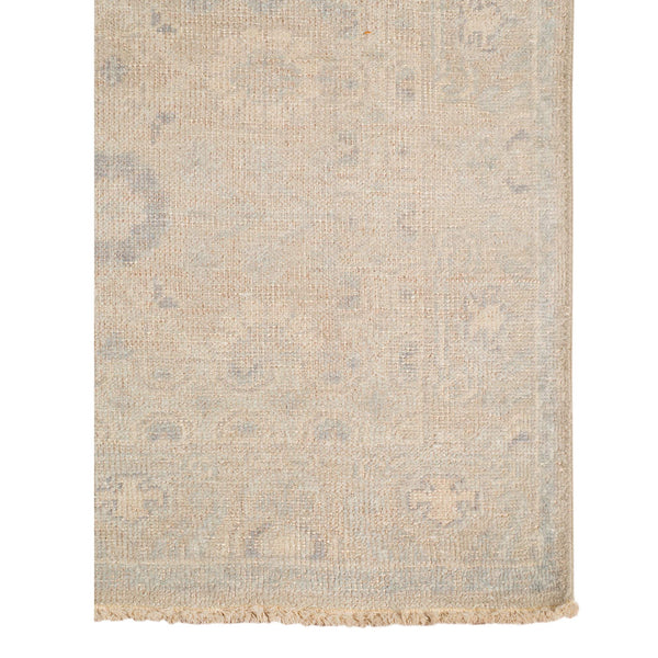 Ainsley Hand-knotted Wool Viscose Area Rug with Classic Border for Home Decor Spaces