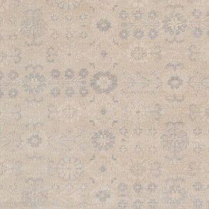 Ainsley Hand-knotted Wool Viscose Area Rug with Classic Border for Home Decor Spaces