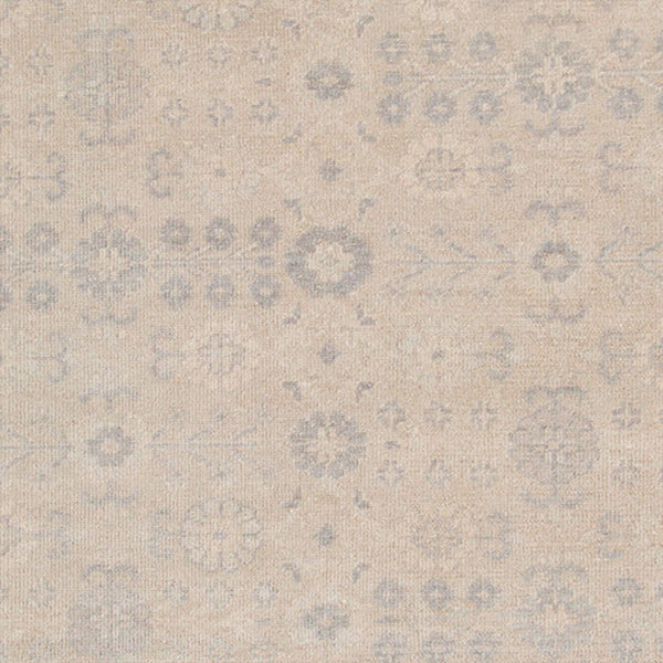 Ainsley Hand-knotted Wool Viscose Area Rug with Classic Border for Home Decor Spaces