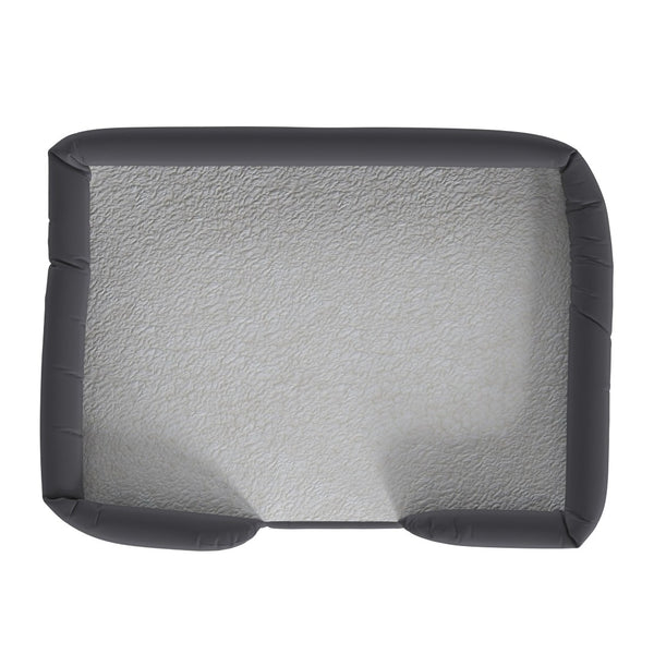 English Elm Cooper Orthopedic Memory Foam Dog Bed with Bolster Support, Non-Slip Base, and Washable Cover AJ-ORTHO-00190-GY-GG