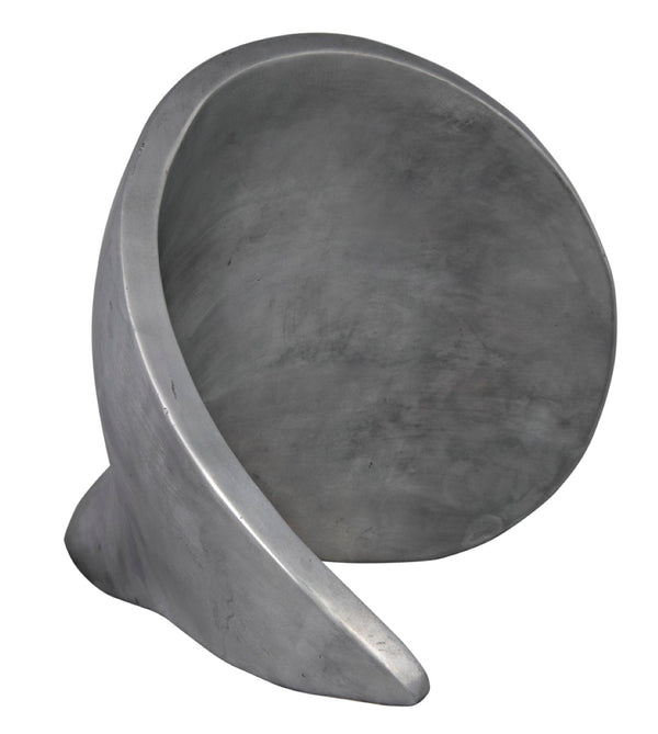 Noir Sheila, Artisan-Crafted Brushed Finish Sculpture - Modern Decorative Accent for Any Space AL-02BRS