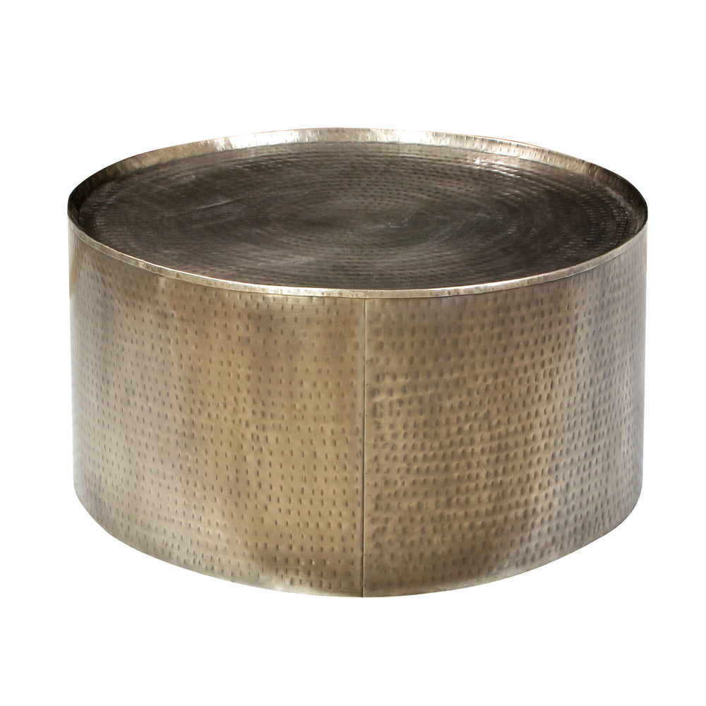 Dovetail Harper Coffee Table Brass Antique Brass Finish Wrought Iron AL325