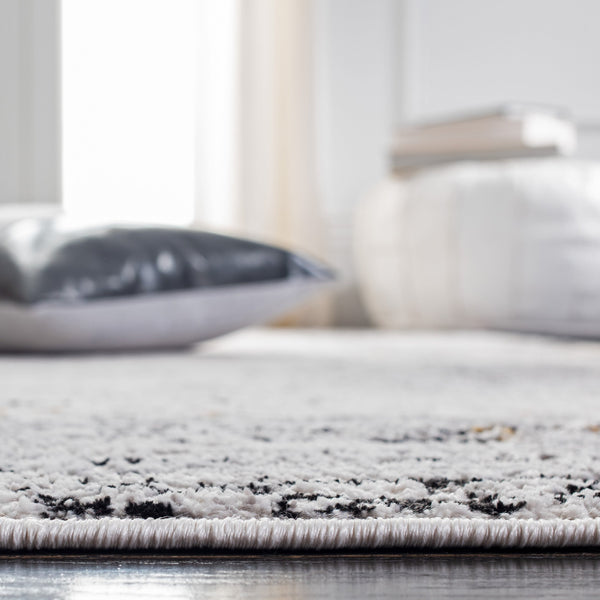 Safavieh Amelia Exquisite Transitional Area Rug - Stylish Durable Design For Elegant Home Décor Upgrade Grey ,Gold 50% Polypropylene,50% Polyester Ala271f-5r