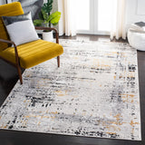 Safavieh Amelia 271 Power Loomed Transitional Rug Grey / Gold 50% Polypropylene, 50% Polyester