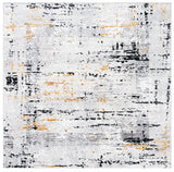 Safavieh Amelia 271 Power Loomed Transitional Rug Grey / Gold 50% Polypropylene, 50% Polyester