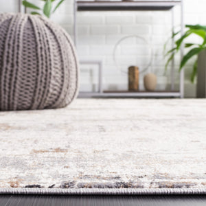 Safavieh Amelia 10' X 10' Square Ivory/Grey Area Rug - Elegant Flat Weave Design For Modern Living Spaces Ivory ,Grey 64% Polypropylene,36% Polyester Ala448a-10sq