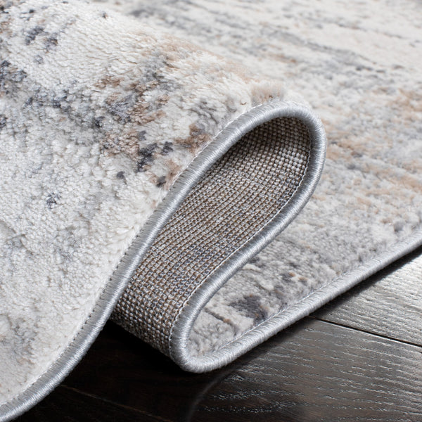 Safavieh Amelia 10' X 10' Square Ivory/Grey Area Rug - Elegant Flat Weave Design For Modern Living Spaces Ivory ,Grey 64% Polypropylene,36% Polyester Ala448a-10sq