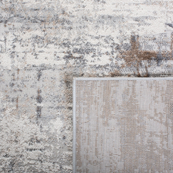 Safavieh Amelia 10' X 10' Square Ivory/Grey Area Rug - Elegant Flat Weave Design For Modern Living Spaces Ivory ,Grey 64% Polypropylene,36% Polyester Ala448a-10sq