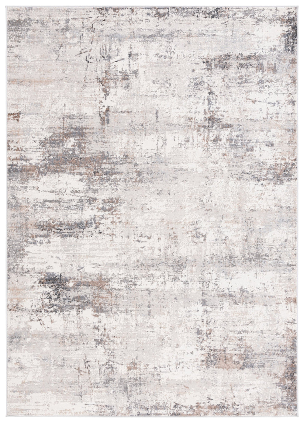 Safavieh Amelia 10' X 10' Square Ivory/Grey Area Rug - Elegant Flat Weave Design For Modern Living Spaces Ivory ,Grey 64% Polypropylene,36% Polyester Ala448a-10sq