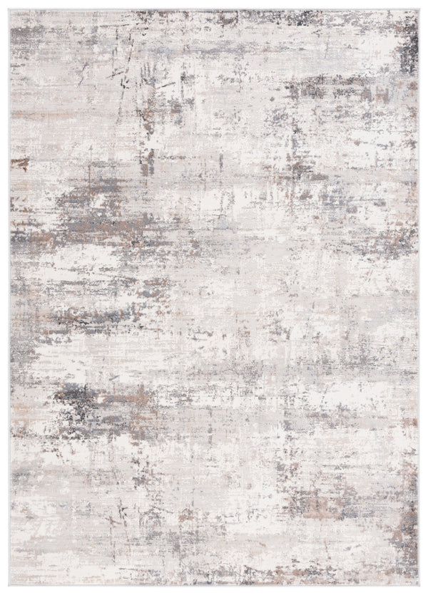 Safavieh Amelia 10' X 10' Square Ivory/Grey Area Rug - Elegant Flat Weave Design For Modern Living Spaces Ivory ,Grey 64% Polypropylene,36% Polyester Ala448a-10sq