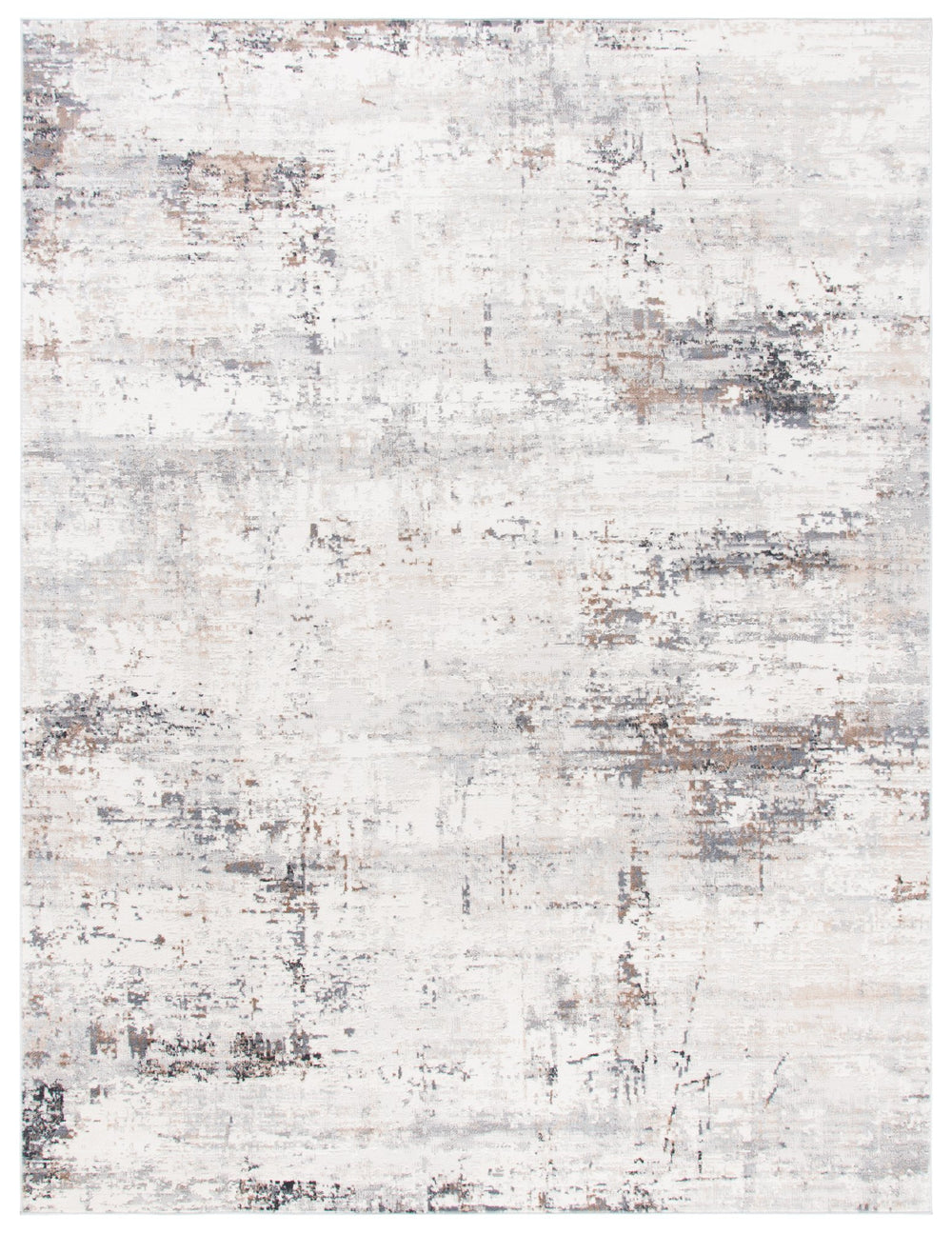 Safavieh Amelia 10' X 10' Square Ivory/Grey Area Rug - Elegant Flat Weave Design For Modern Living Spaces Ivory ,Grey 64% Polypropylene,36% Polyester Ala448a-10sq
