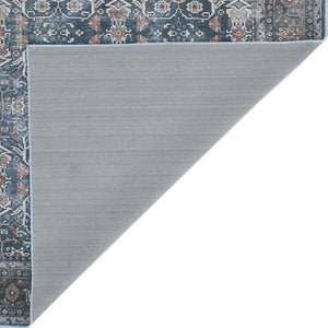 Amer Rugs Alaska Vintage Medallion Machine-washable Area Rug – Soft, Durable, And Perfect For Busy Homes Blue,Green Polyester, Cotton Ala52710