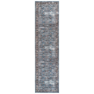 Amer Rugs Alaska Vintage Medallion Machine-washable Area Rug – Soft, Durable, And Perfect For Busy Homes Blue,Green Polyester, Cotton Ala52710