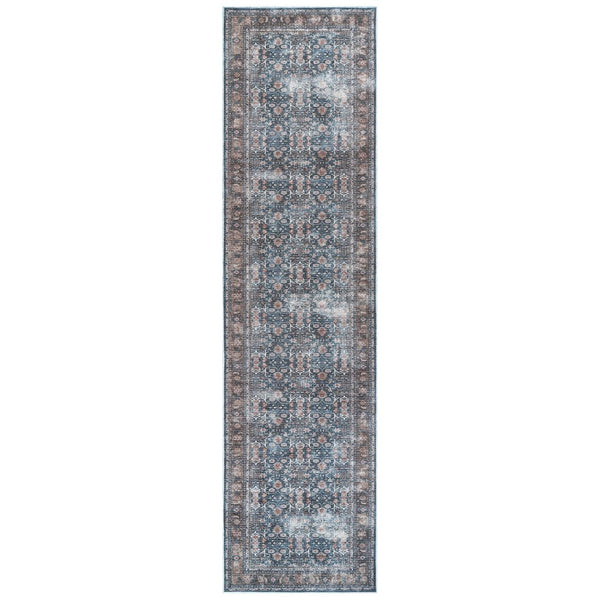 Amer Rugs Alaska Vintage Medallion Machine-washable Area Rug – Soft, Durable, And Perfect For Busy Homes Blue,Green Polyester, Cotton Ala52710