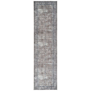 Amer Rugs Alaska Vintage Medallion Machine-washable Area Rug – Soft, Durable, And Perfect For Busy Homes Green,Gray Polyester, Cotton Ala62710