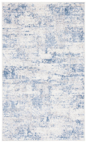 Safavieh Amelia Area Rug - Modern Turkish Design For Elegant Living Spaces, Perfect Blend Of Comfort & Style Ivory ,Blue 75% Polypropylene 25% Shrink Polyester Ala700a-68