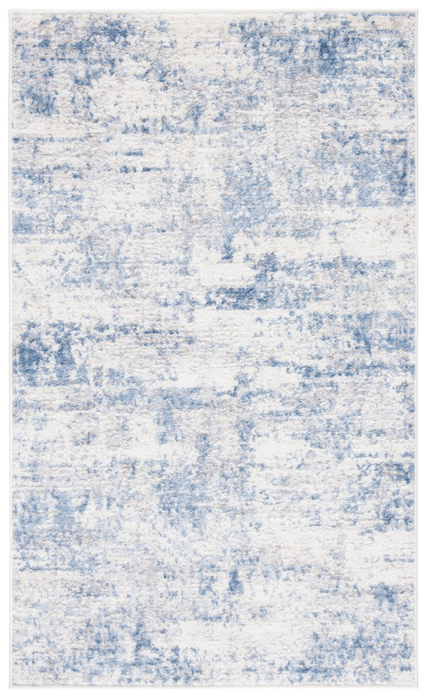 Safavieh Amelia Area Rug - Modern Turkish Design For Elegant Living Spaces, Perfect Blend Of Comfort & Style Ivory ,Blue 75% Polypropylene 25% Shrink Polyester Ala700a-68