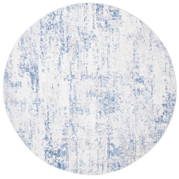 Safavieh Amelia Luxurious Area Rug - Elegant Ivory And Blue Design For Modern Home Décor And Comfort Ivory ,Blue 75% Polypropylene 25% Shrink Polyester Ala700a-1218
