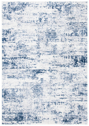 Safavieh Amelia Luxurious Area Rug - Elegant Ivory And Blue Design For Modern Home Décor And Comfort Ivory ,Navy 75% Polypropylene 25% Shrink Polyester Ala700b-216