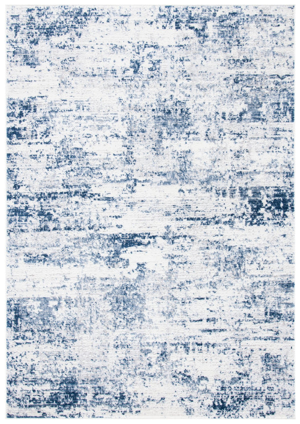 Safavieh Amelia Luxurious Area Rug - Elegant Ivory And Blue Design For Modern Home Décor And Comfort Ivory ,Navy 75% Polypropylene 25% Shrink Polyester Ala700b-216