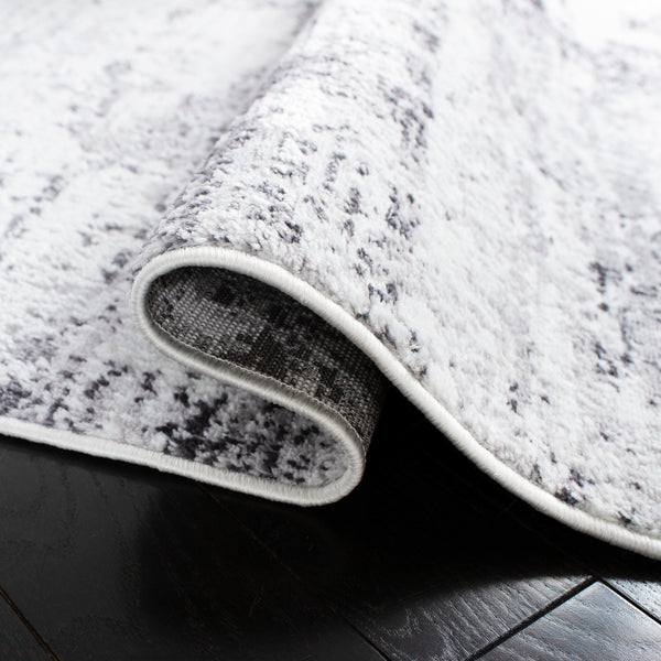 Safavieh Amelia Luxurious Area Rug - Elegant Ivory And Blue Design For Modern Home Décor And Comfort Ivory ,Grey 75% Polypropylene 25% Shrink Polyester Ala700c-3sq