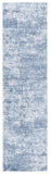 Safavieh Amelia 700 Power Loomed Contemporary Rug Ivory / Steel Blue 75% Polypropylene 25% Shrink Polyester