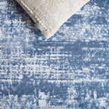 Safavieh Amelia 700 Power Loomed Contemporary Rug Ivory / Steel Blue 75% Polypropylene 25% Shrink Polyester