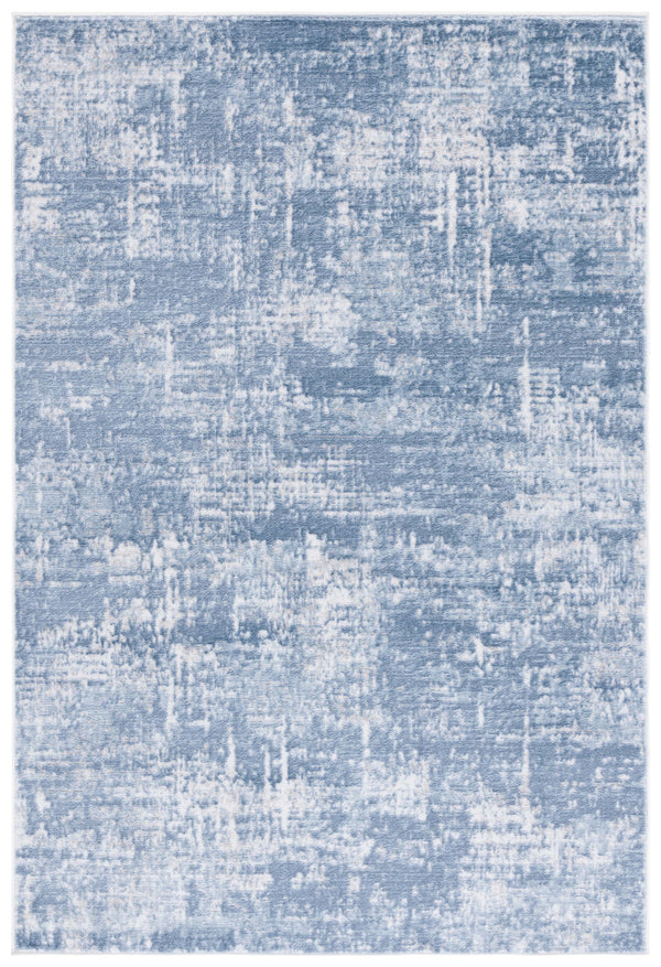 Safavieh Amelia Ivory And Steel Blue Runner Rug — Power-Loomed Turkey, Low-Profile Durable Hallway Accent 2'-2" x 14'-0" ALA700D-214