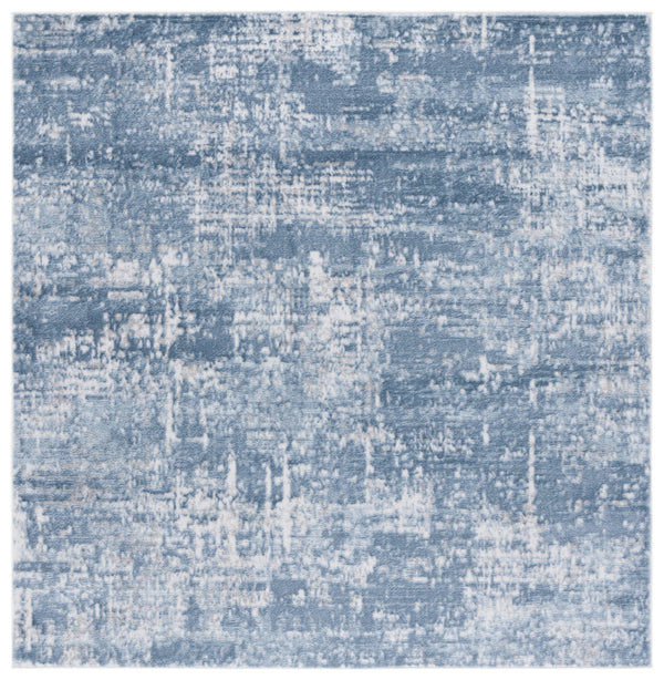 Safavieh Amelia Ivory And Steel Blue Runner Rug — Power-Loomed Turkey, Low-Profile Durable Hallway Accent 2'-2" x 14'-0" ALA700D-214