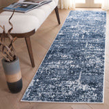 Safavieh Amelia 700 Power Loomed Contemporary Rug Ivory / Dark Blue 75% Polypropylene 25% Shrink Polyester