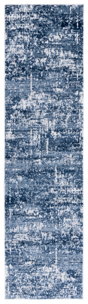 Safavieh Amelia 700 Power Loomed Contemporary Rug Ivory / Dark Blue 75% Polypropylene 25% Shrink Polyester